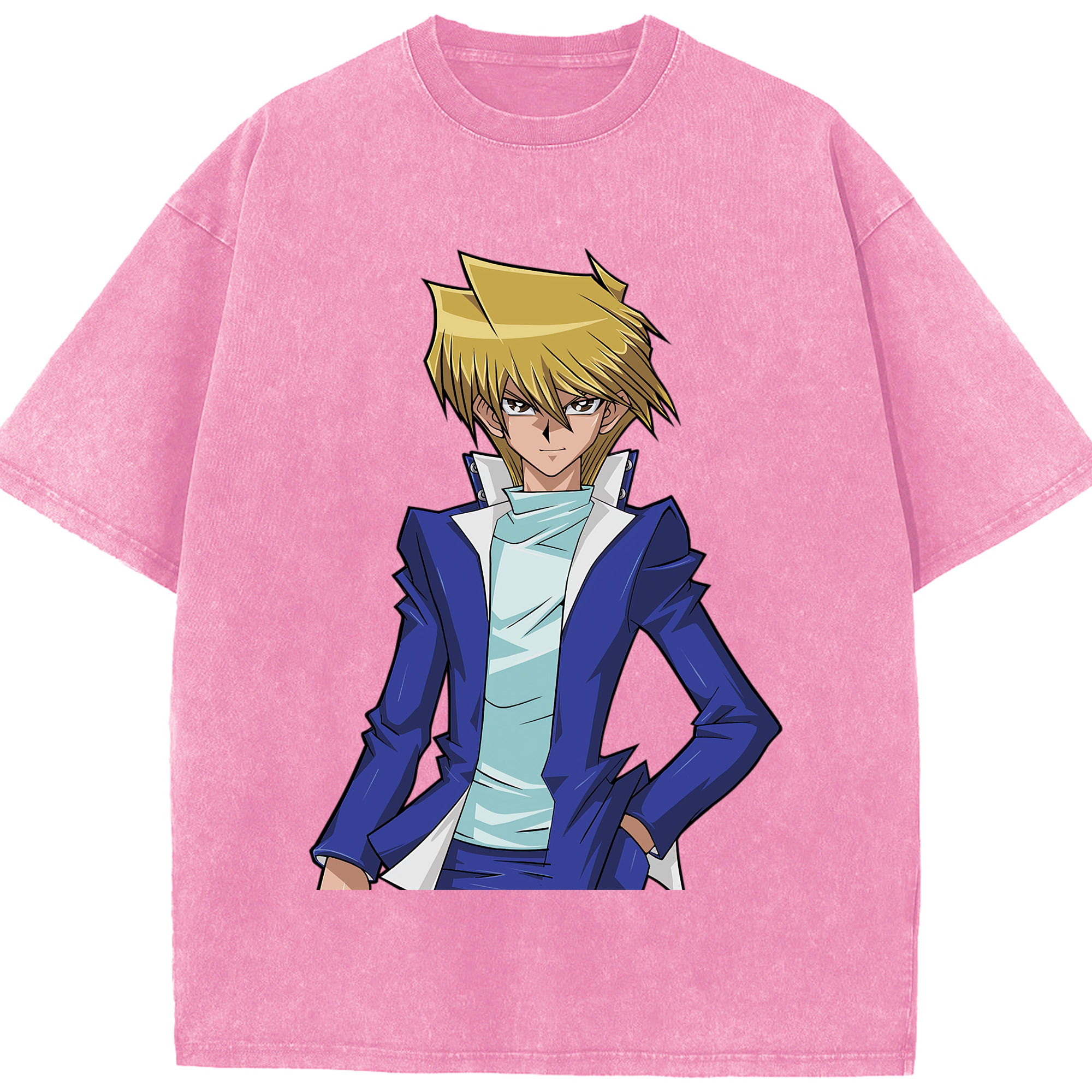 （画像用） 遊☆戯☆王 Yu-Gi-Oh! 綿100% ヴィンテージ風 半袖Tシャツ（フロントプリント）